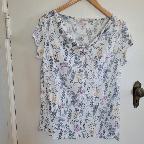 Rachel Ashwell Linen T shirt Size M - Picture 1 of 3